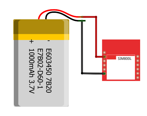 SIM800L and LiPo battery