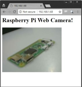 Raspberry Pi Web Camera