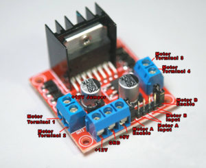 L298N motor controller board