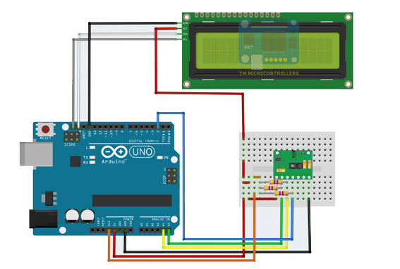 arduino max30100 with LCD