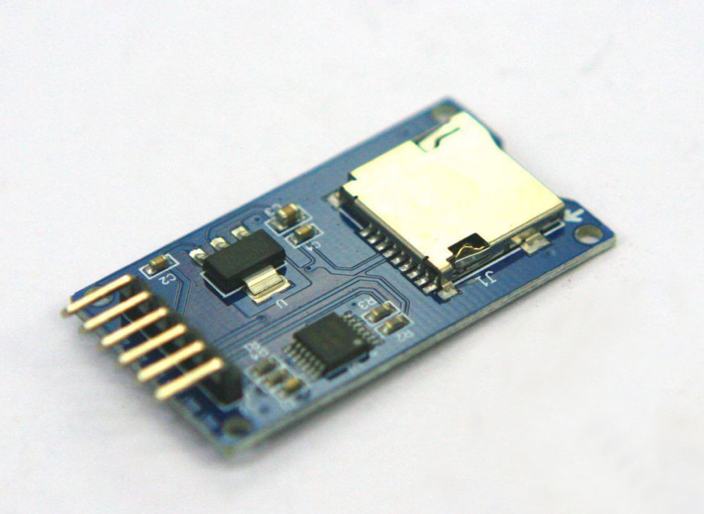 microSD card breakout board for Arduino - front