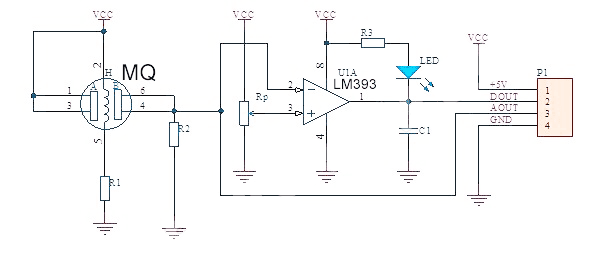 MQ3 schematic