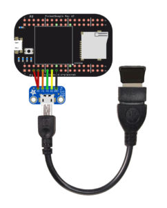 PocketBeagle WiFi Diagram with microSD