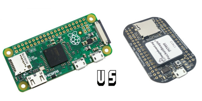 Raspberry Pi Zero vs. PocketBeagle