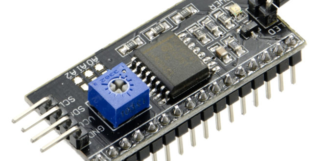 Arduino I2C LCD Backpack