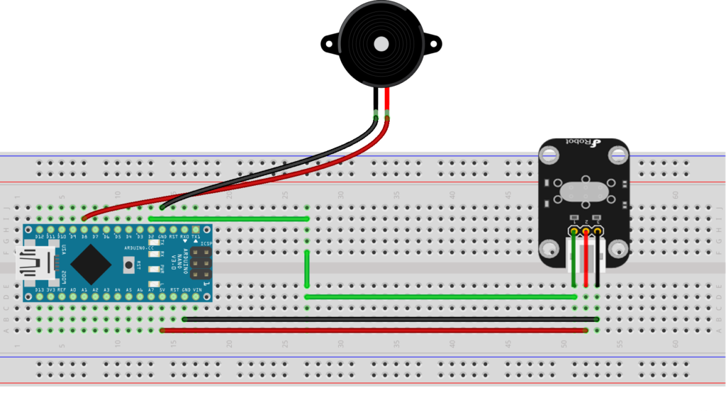 arduino motion activated alarm wiring diagram