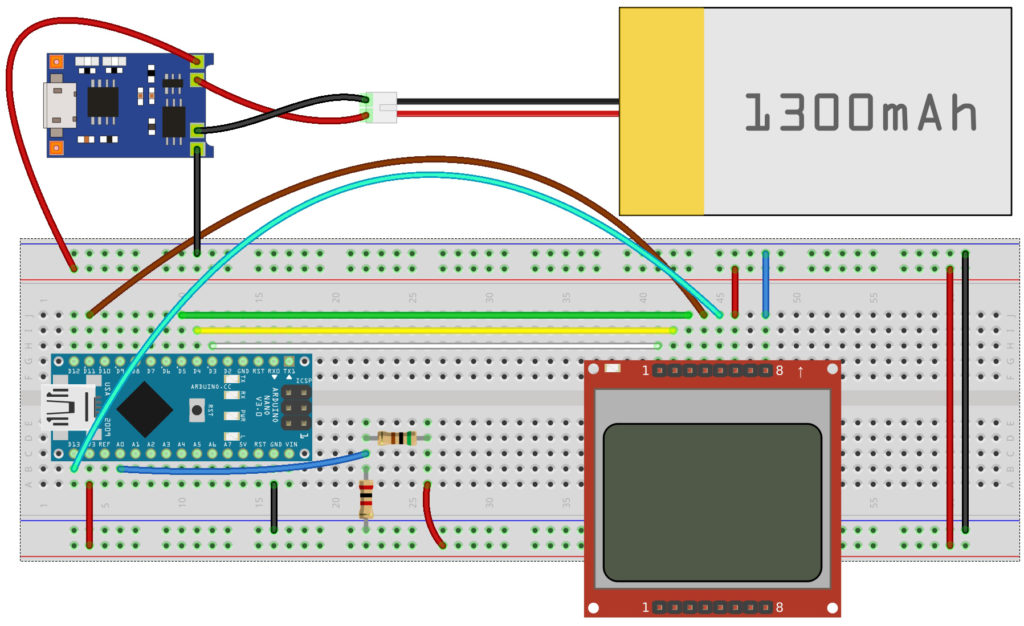 Arduino LiPo Battery Monitor
