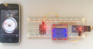 Arduino Compass with HMC5883L Magnetometer