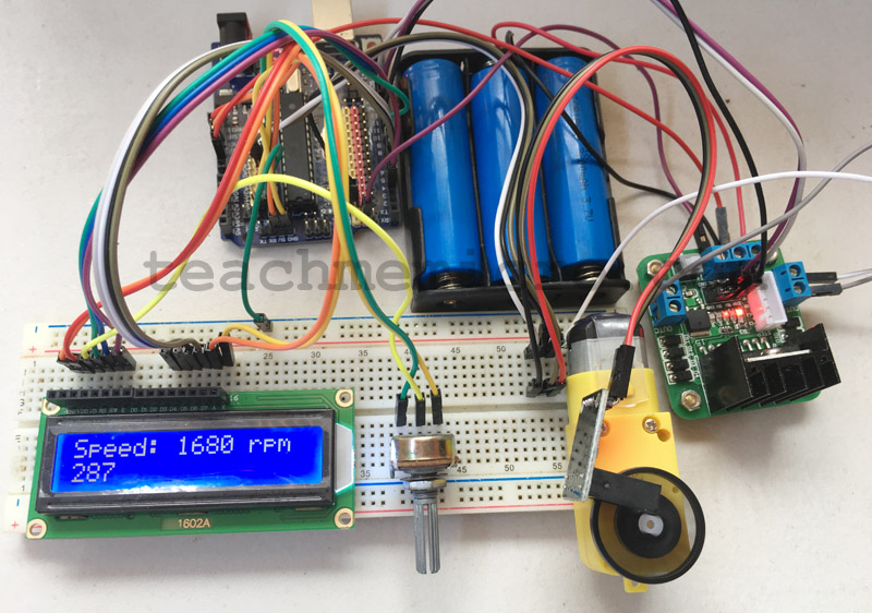 Arduino Motor Speed Sensor