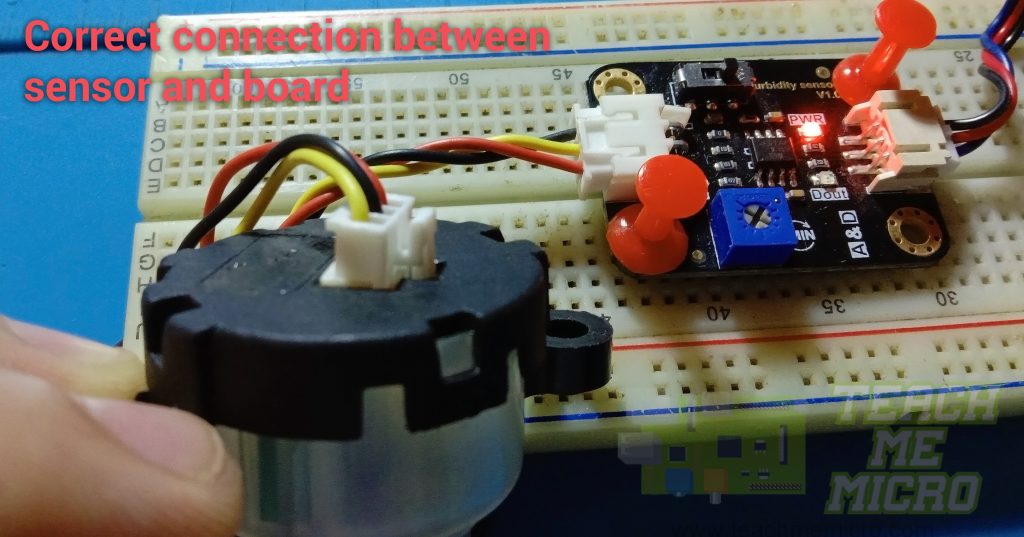 Correct connection between sensor and controller