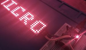 ESP32 MAX7219 WiFi Message Board