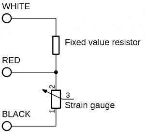 Single load cell circuit