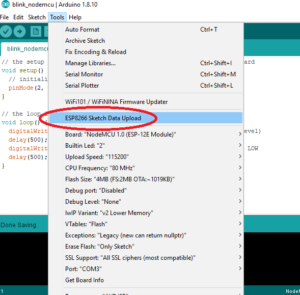 New tool: ESP8266 Sketch data upload