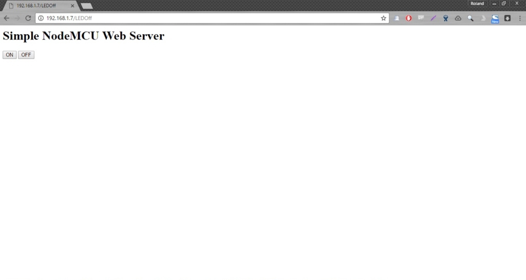 old web server page