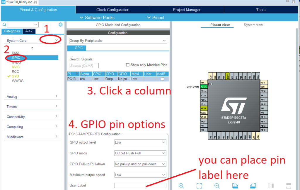 Getting Started with Blue Pill and STM32Cube | Microcontroller Tutorials