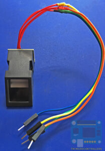 Fingerprint sensor with jumper wires