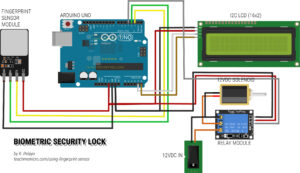 Biometric Lock Diagram