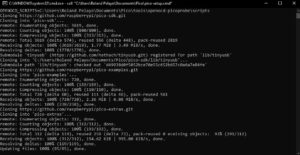 Cloning the Pico SDK