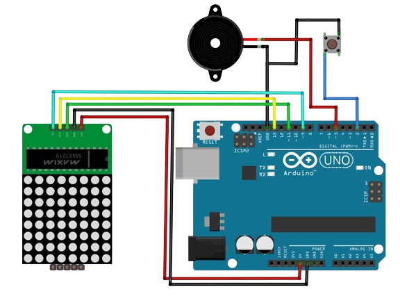 Arduino Flappy Bird Wiring Diagram