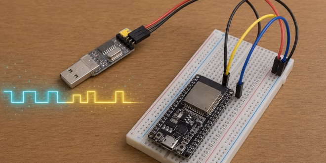 Arduino ESP32 autobaud example
