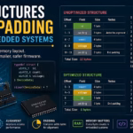 Structures and padding in embedded systems