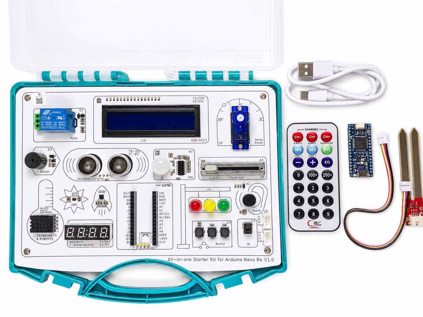 Inside Elecrow's Arduino Nano R4 Starter Kit